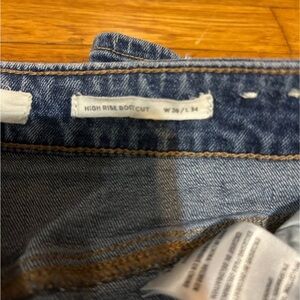 High Rise Boot Cut Jeans - Blue